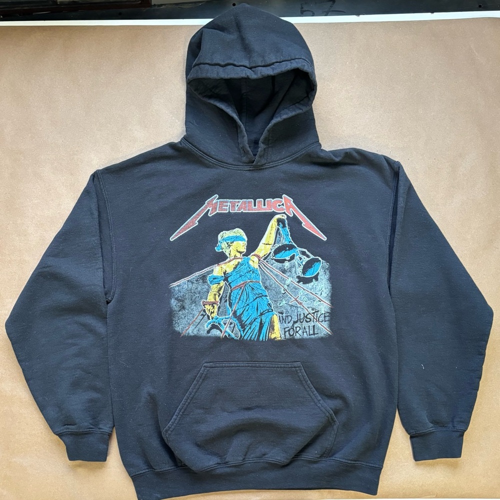 Metallica ‘And justice for all’ printed hoodie, used good condition